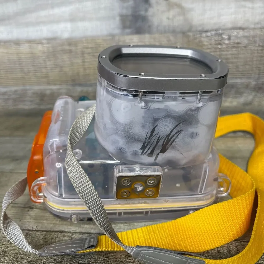 Canon Camera WP-DC21 Waterproof Case 40M/130ft Underwater Untested As Is